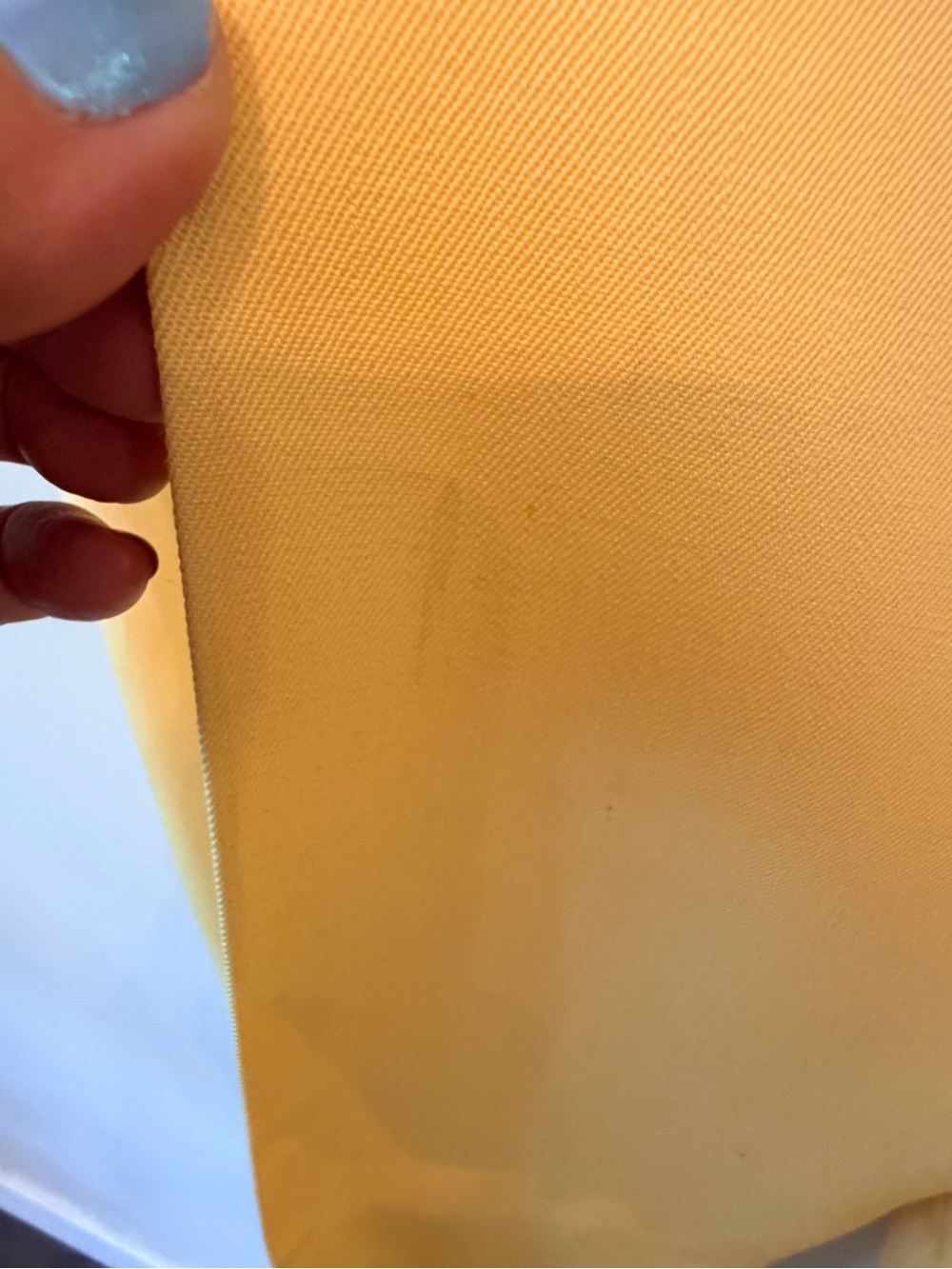 Vintage Pure Virgin Wool Trousers High Rise Tailored Pants Yellow - Picture 5 of 7